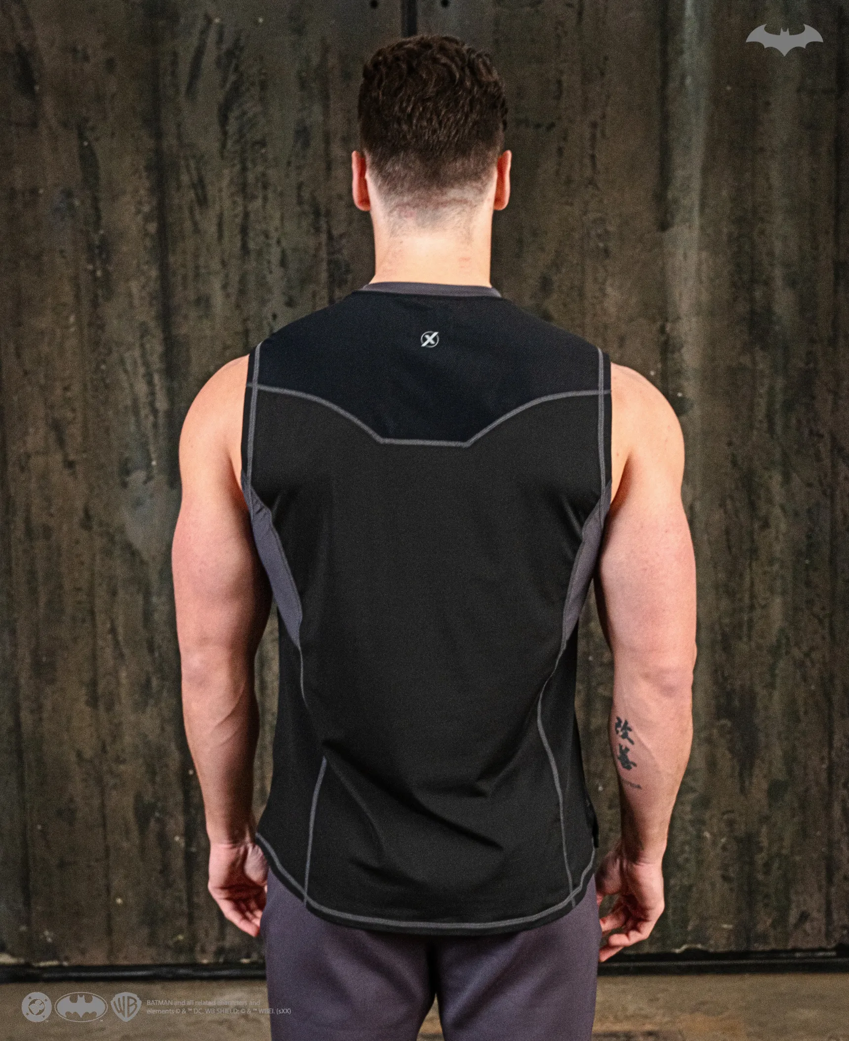 BATMAN Performance Tank Top - Arkham Black