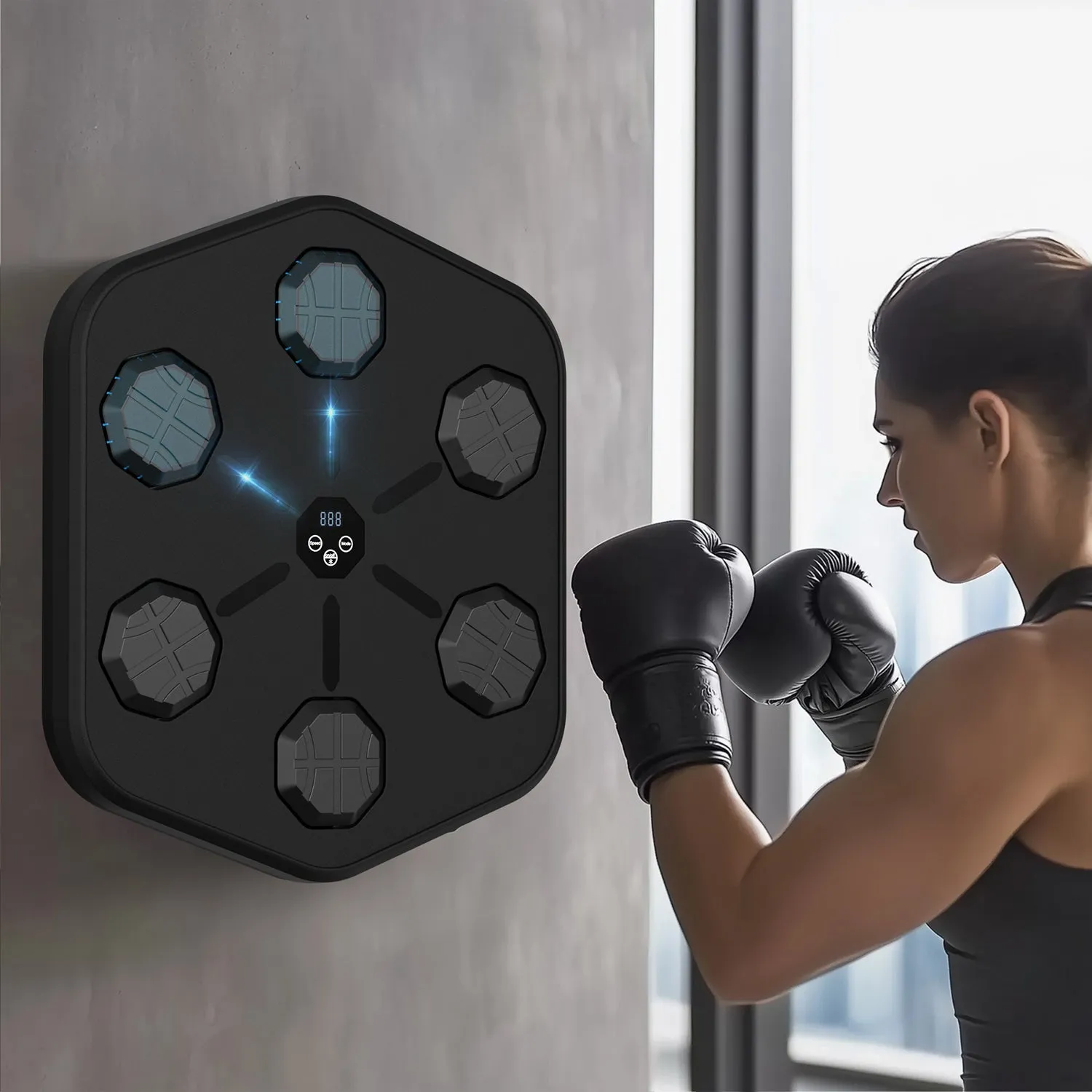 BeatForce Training Machine with Boxing Gloves
