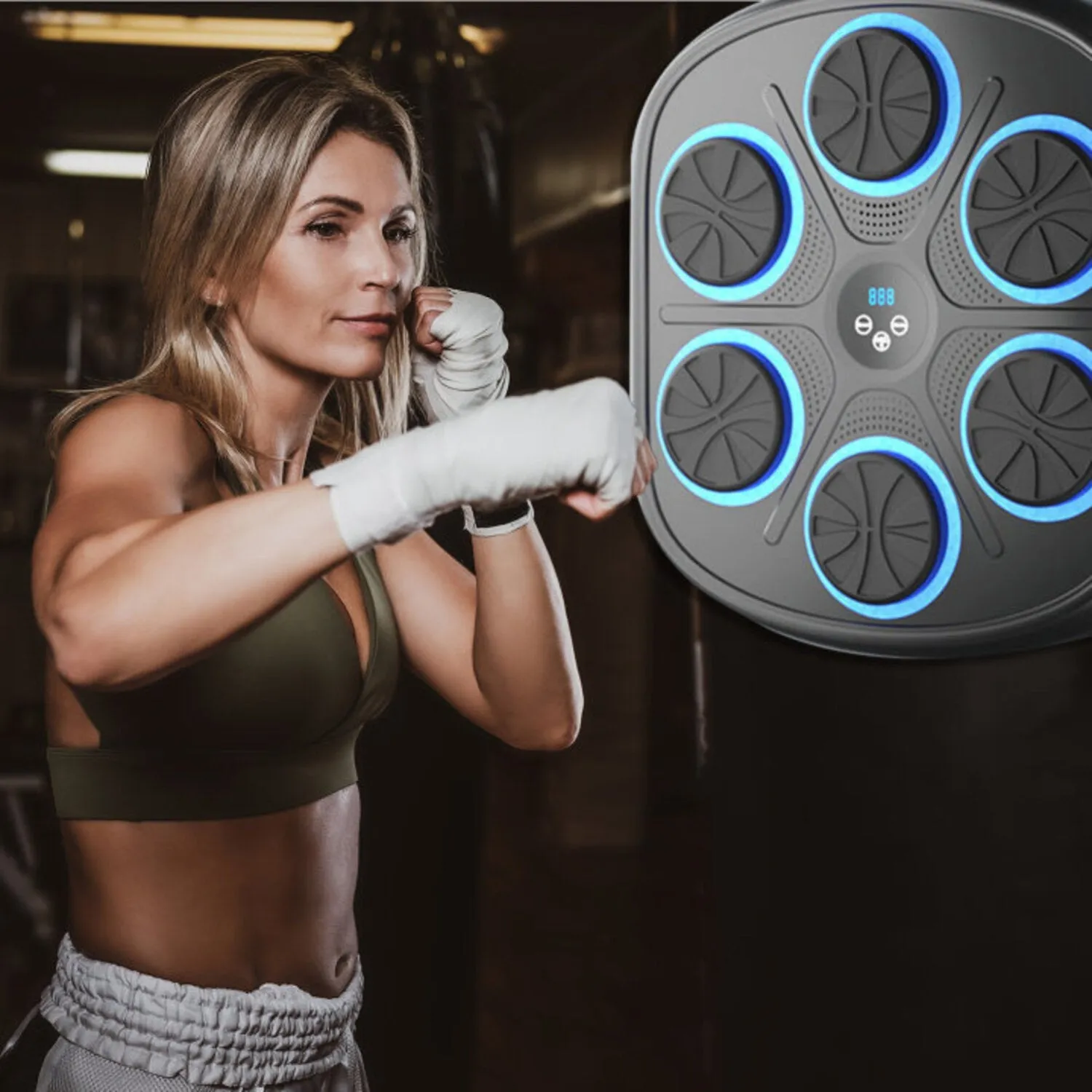 BeatForce Training Machine with Boxing Gloves