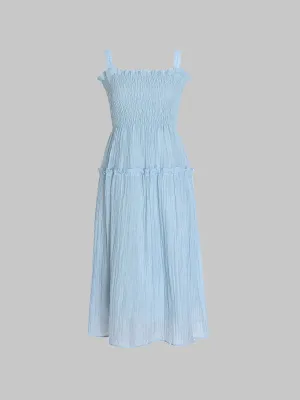 Cotton And Linen Beach Vacation Dress