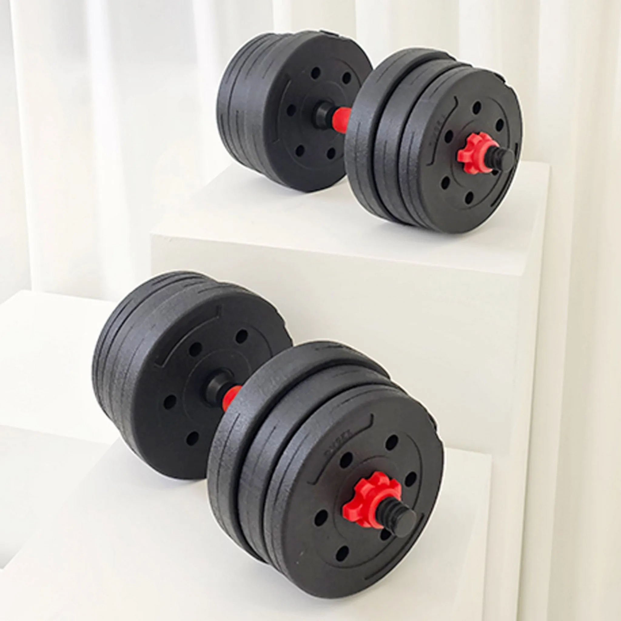 Igo Well Premium Adjustable Dumbbell Barbell Set, 20kg, 1 Set - Shoulders - 🏆 #10 - Sports/Outdoor - Best of December