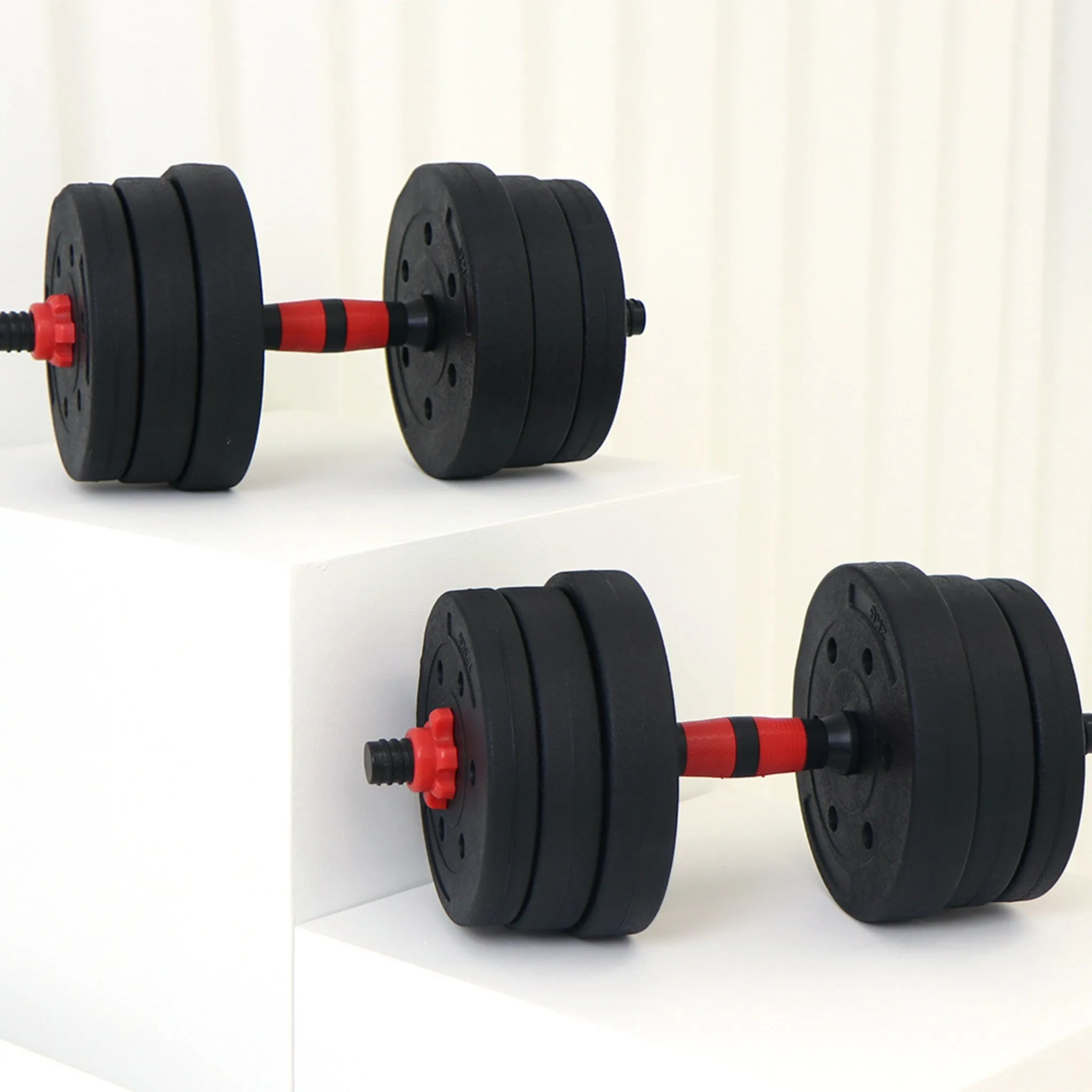 Igo Well Premium Adjustable Dumbbell Barbell Set, 20kg, 1 Set - Shoulders - 🏆 #10 - Sports/Outdoor - Best of December