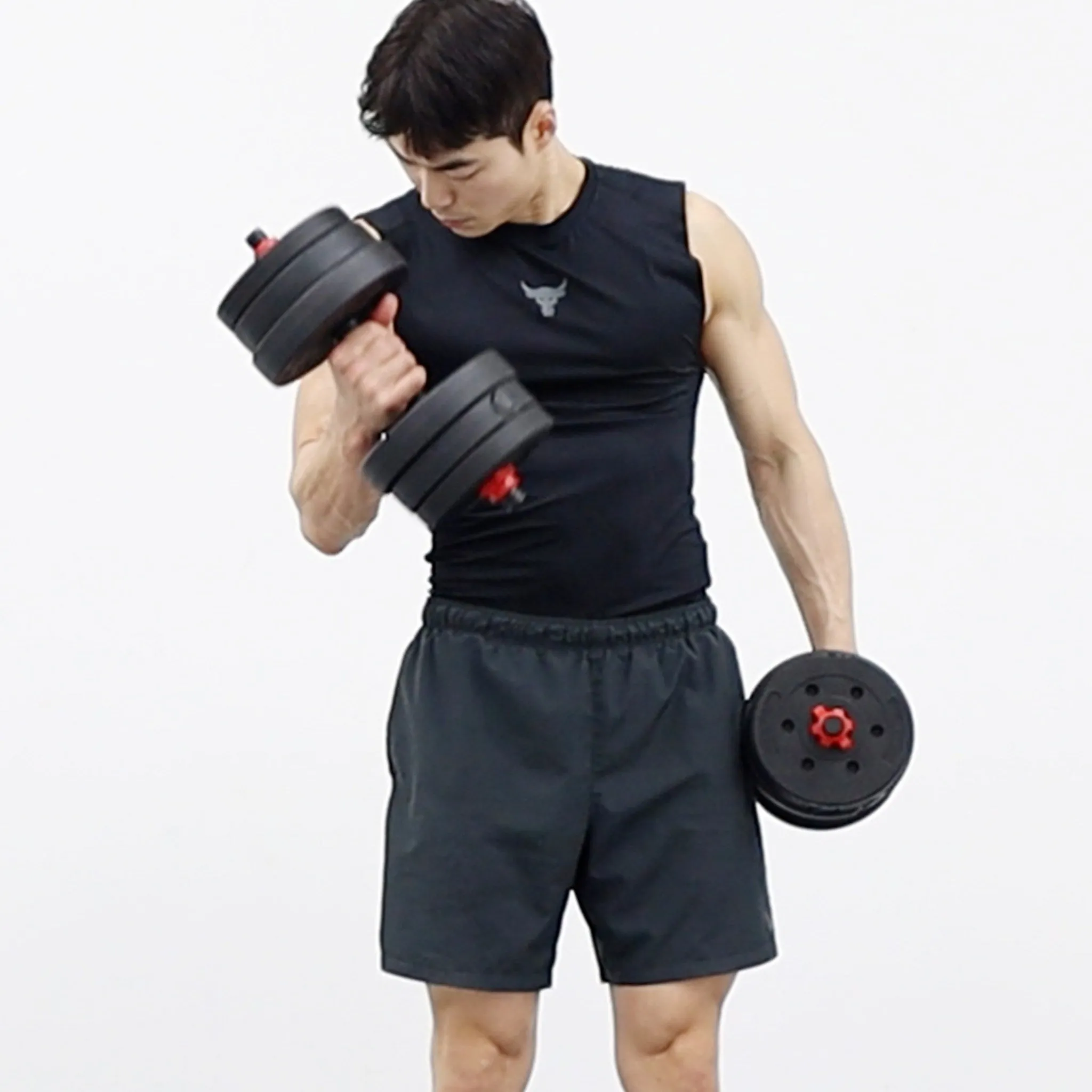 Igo Well Premium Adjustable Dumbbell Barbell Set, 20kg, 1 Set - Shoulders - 🏆 #10 - Sports/Outdoor - Best of December