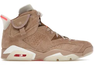 Jordan 6 Retro Travis Scott British Khaki Sneakers
