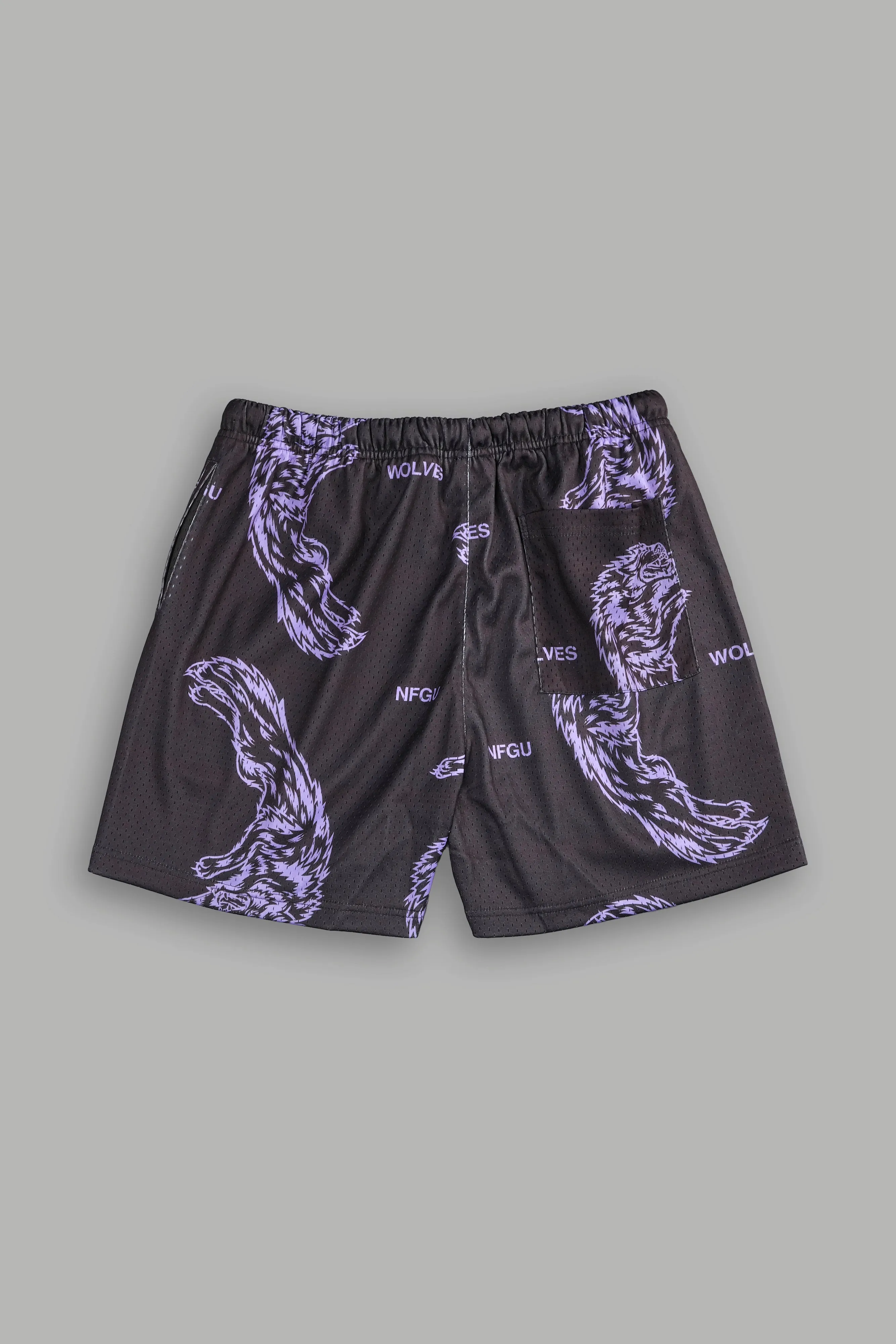 Leap Of Faith Mesh Shorts in Wolf Gray