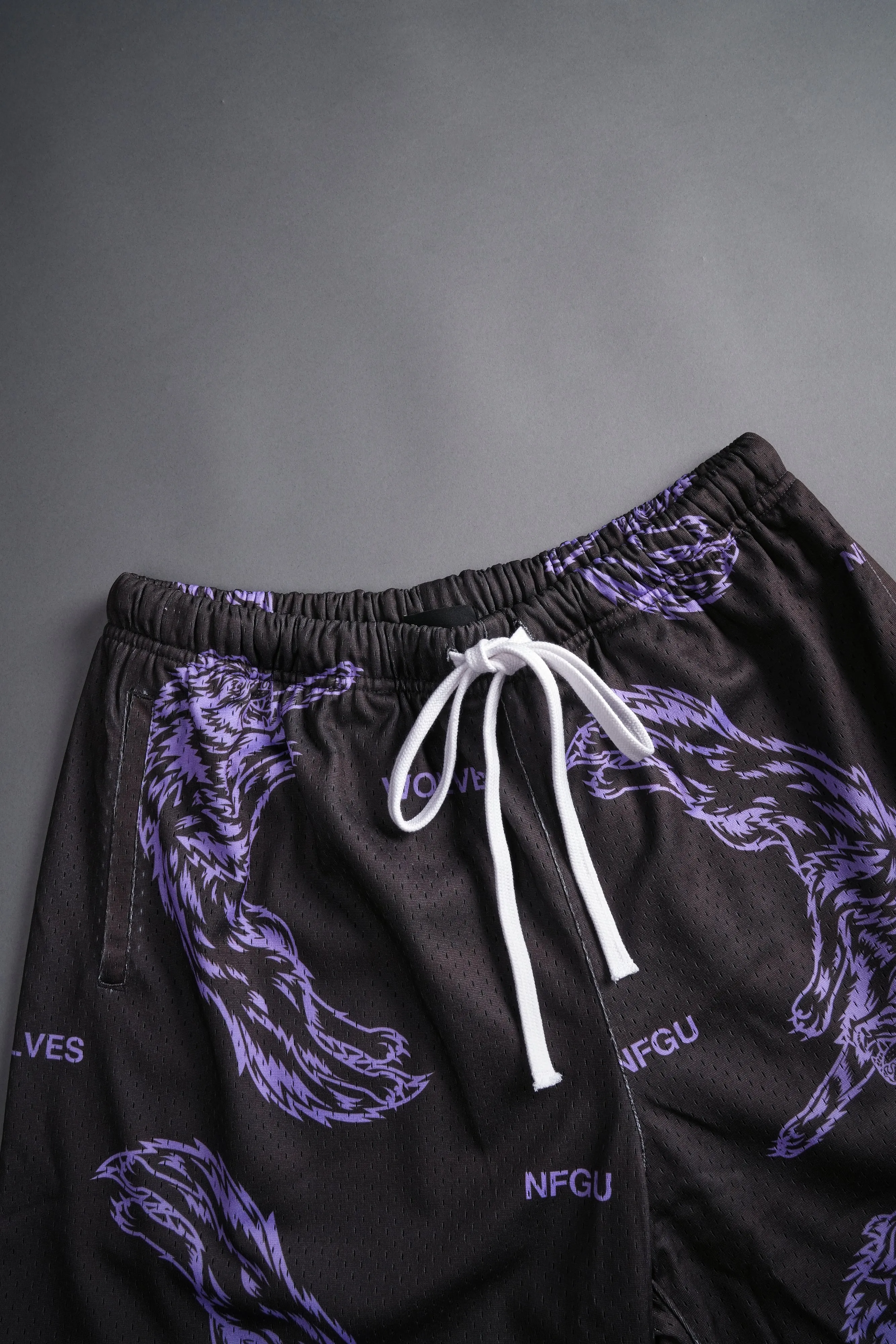 Leap Of Faith Mesh Shorts in Wolf Gray
