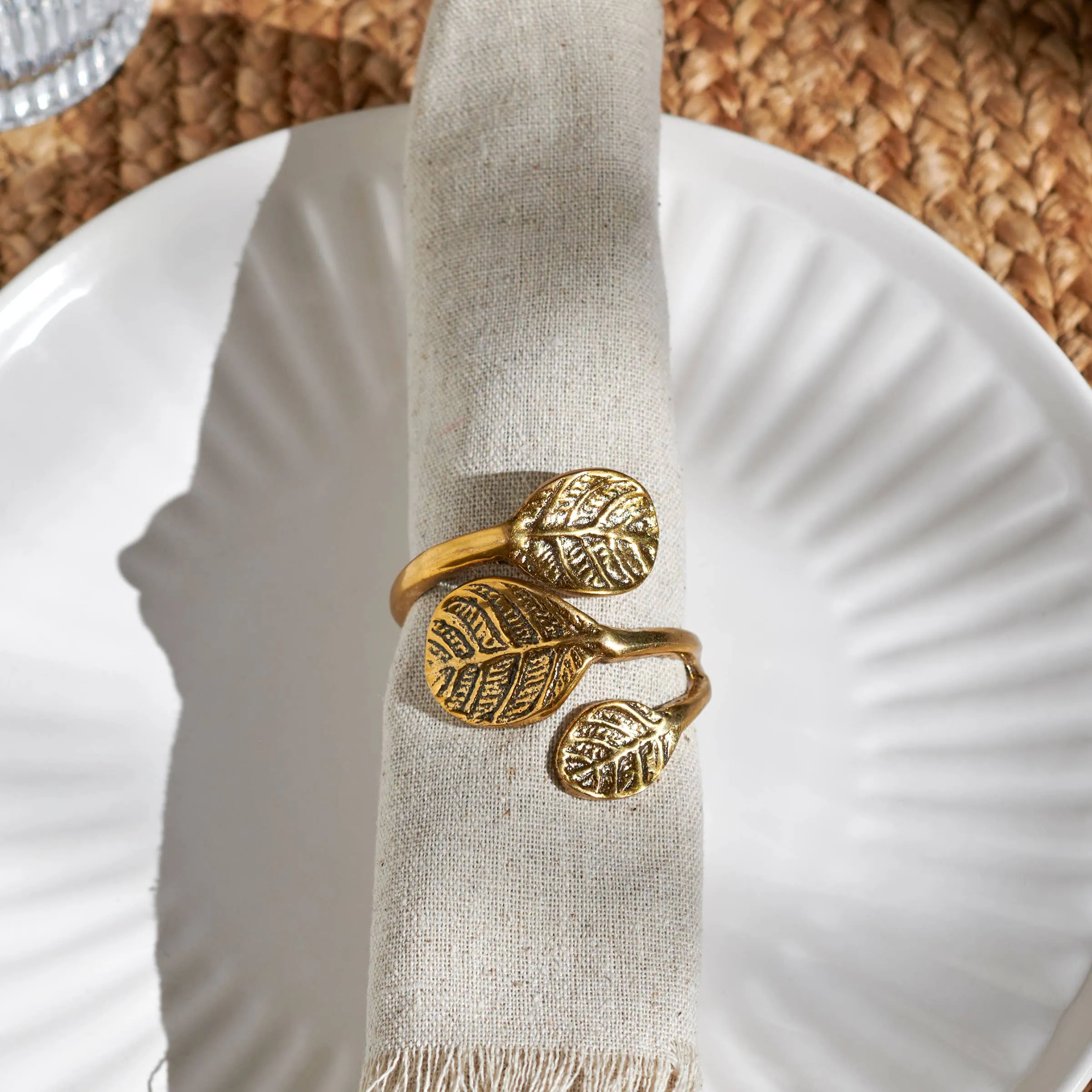 Leaves Napkin Ring