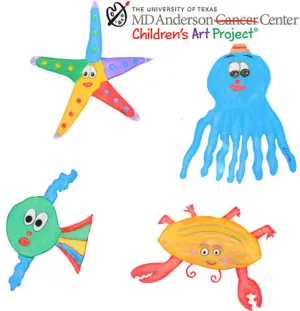 MD Anderson Laura's Sea Magnets by The Round Top Collection S8031