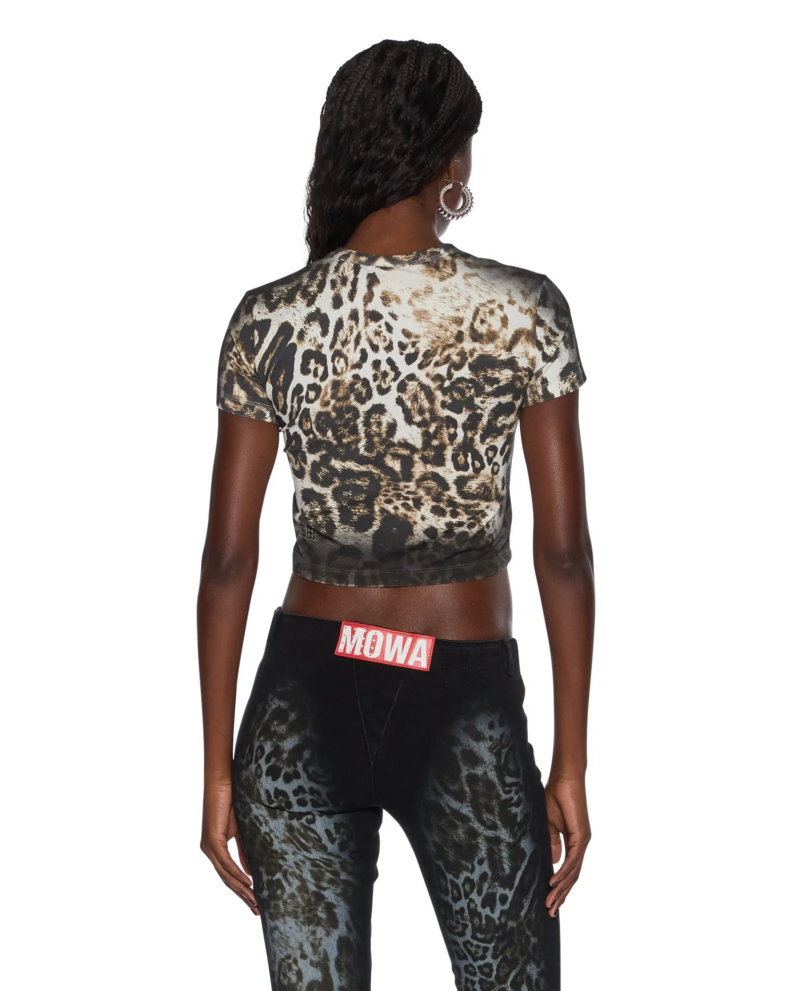 MOWALOLA BABY TEE CHEETAH
