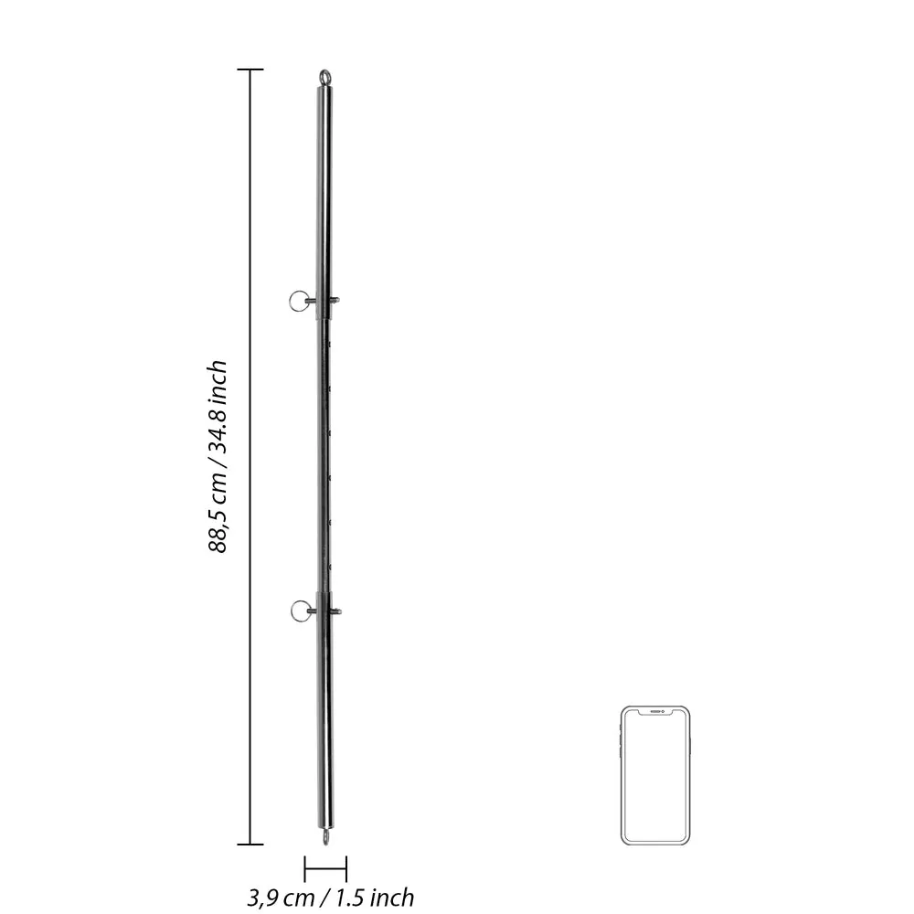 Ouch Adjustable 16 Inch Metal Spreader Bar
