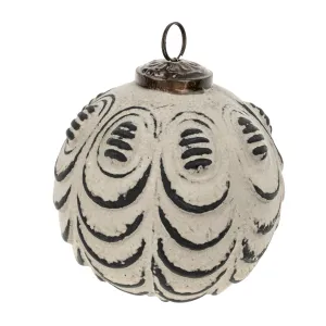 Patinaed Ball Ornament