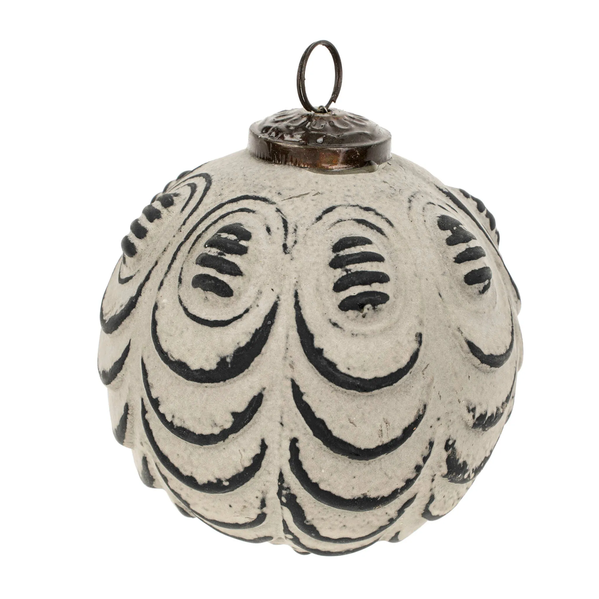 Patinaed Ball Ornament