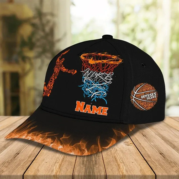 Personalized Basketball Cap, Basketball Coach Cap, Basketball Hat for Him, Basketball Son Gift Birthday