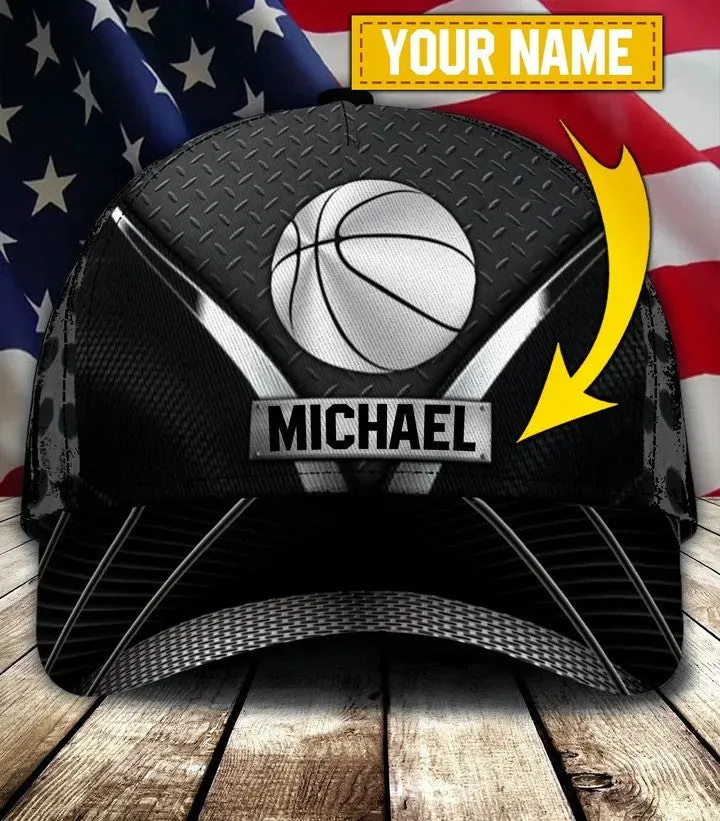 Personalized Basketball Cap, Basketball Coach Cap, Basketball Hat for Him, Basketball Son Gift Birthday