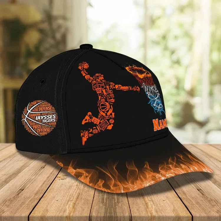 Personalized Basketball Cap, Basketball Coach Cap, Basketball Hat for Him, Basketball Son Gift Birthday