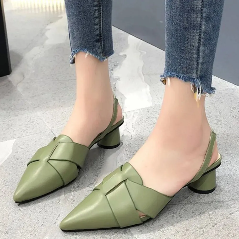Point Toe Flats Slip-Ons
