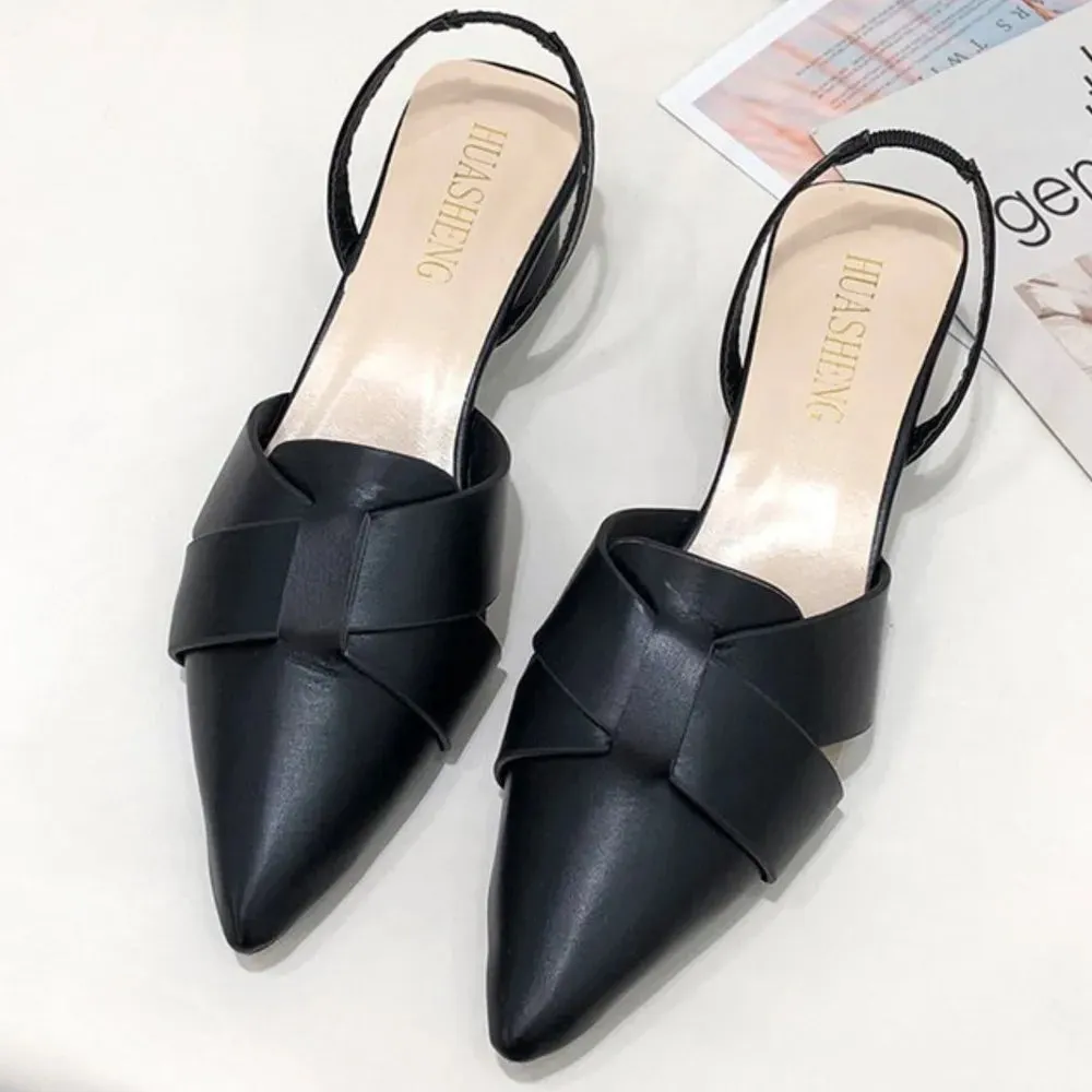 Point Toe Flats Slip-Ons