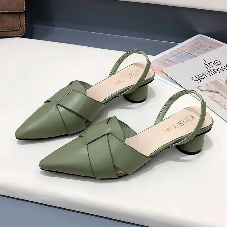 Point Toe Flats Slip-Ons