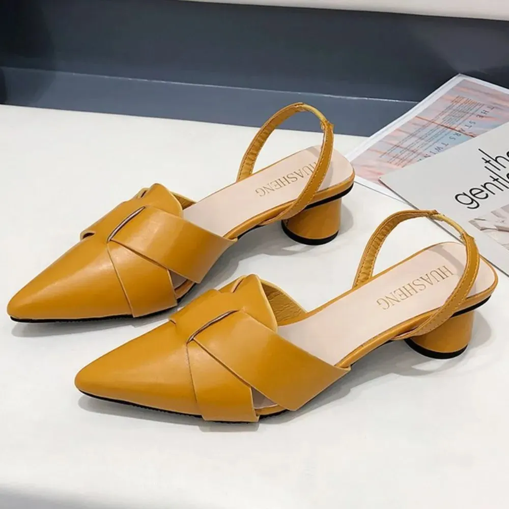 Point Toe Flats Slip-Ons