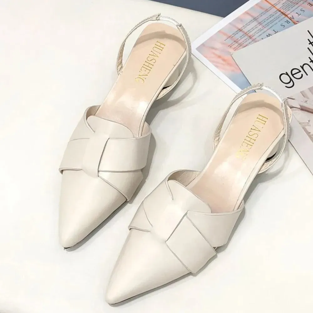 Point Toe Flats Slip-Ons