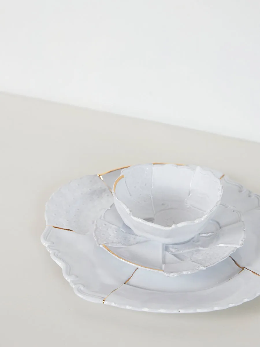 Sacai Mini Patchwork Bowl - Golden Edging