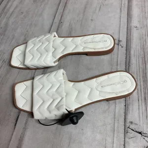 Sandals Flats By Bcbgeneration In White, Size:9